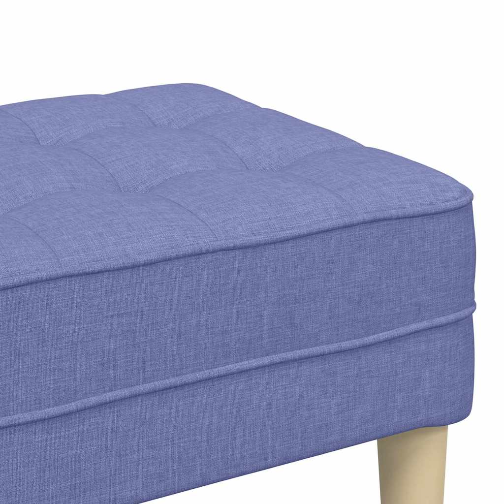 Bank met kussen Jeans Blauw 113 x 57 x 39 cm Stof is nu te koop bij PeponiXL, paradijselijk wonen!