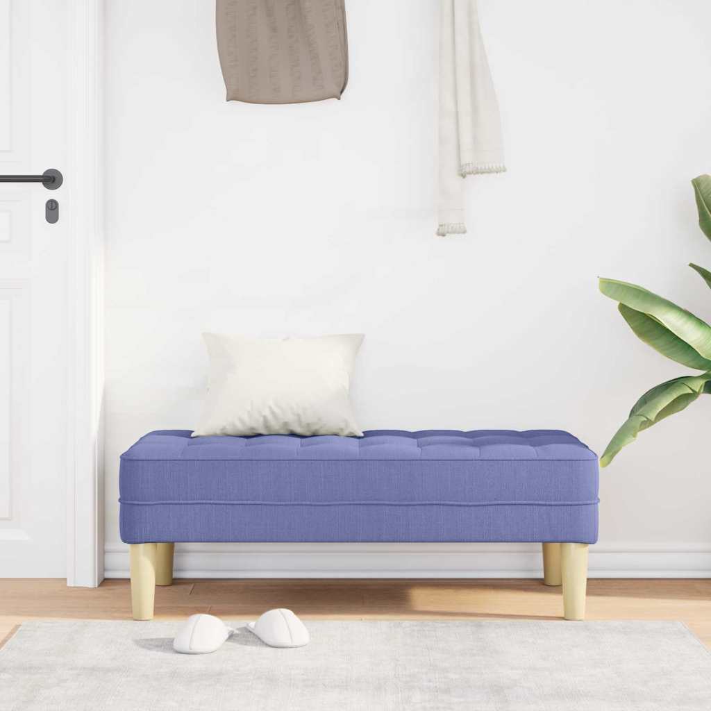 Bank met kussen Jeans Blauw 113 x 57 x 39 cm Stof is nu te koop bij PeponiXL, paradijselijk wonen!