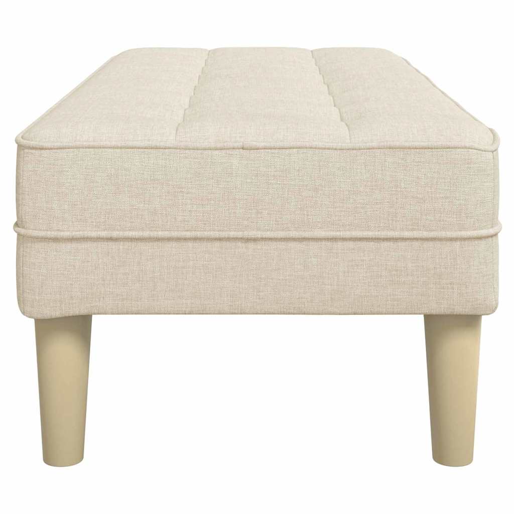 Bank met kussen Linnen 113 x 57 x 39 cm Stof is nu te koop bij PeponiXL, paradijselijk wonen!