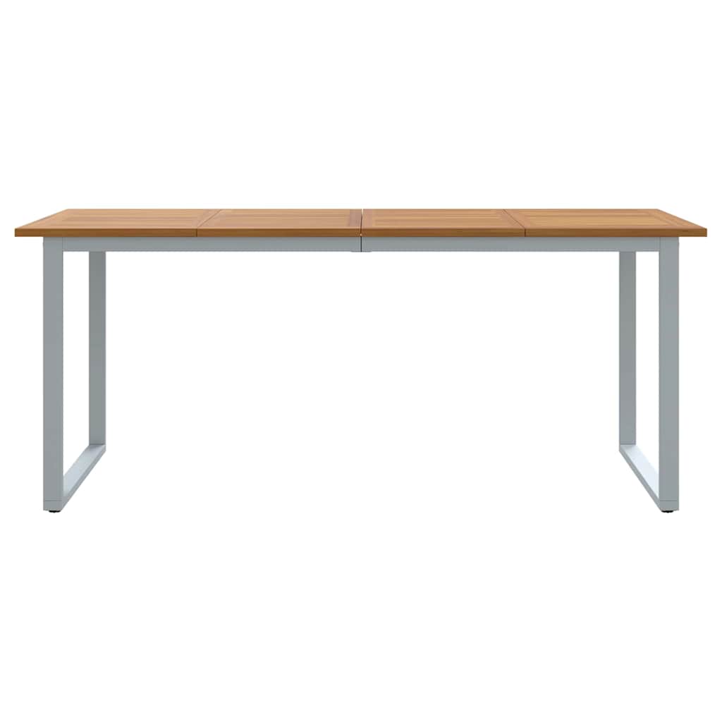 Tuinstafel Grijs 180 x 90 x 75 cm Massief Acaciahout is nu te koop bij PeponiXL, paradijselijk wonen!