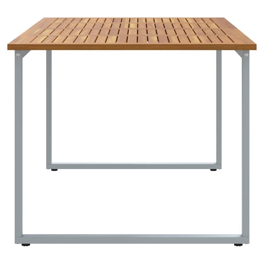 Tuinstafel Grijs 180 x 90 x 75 cm Massief Acaciahout is nu te koop bij PeponiXL, paradijselijk wonen!