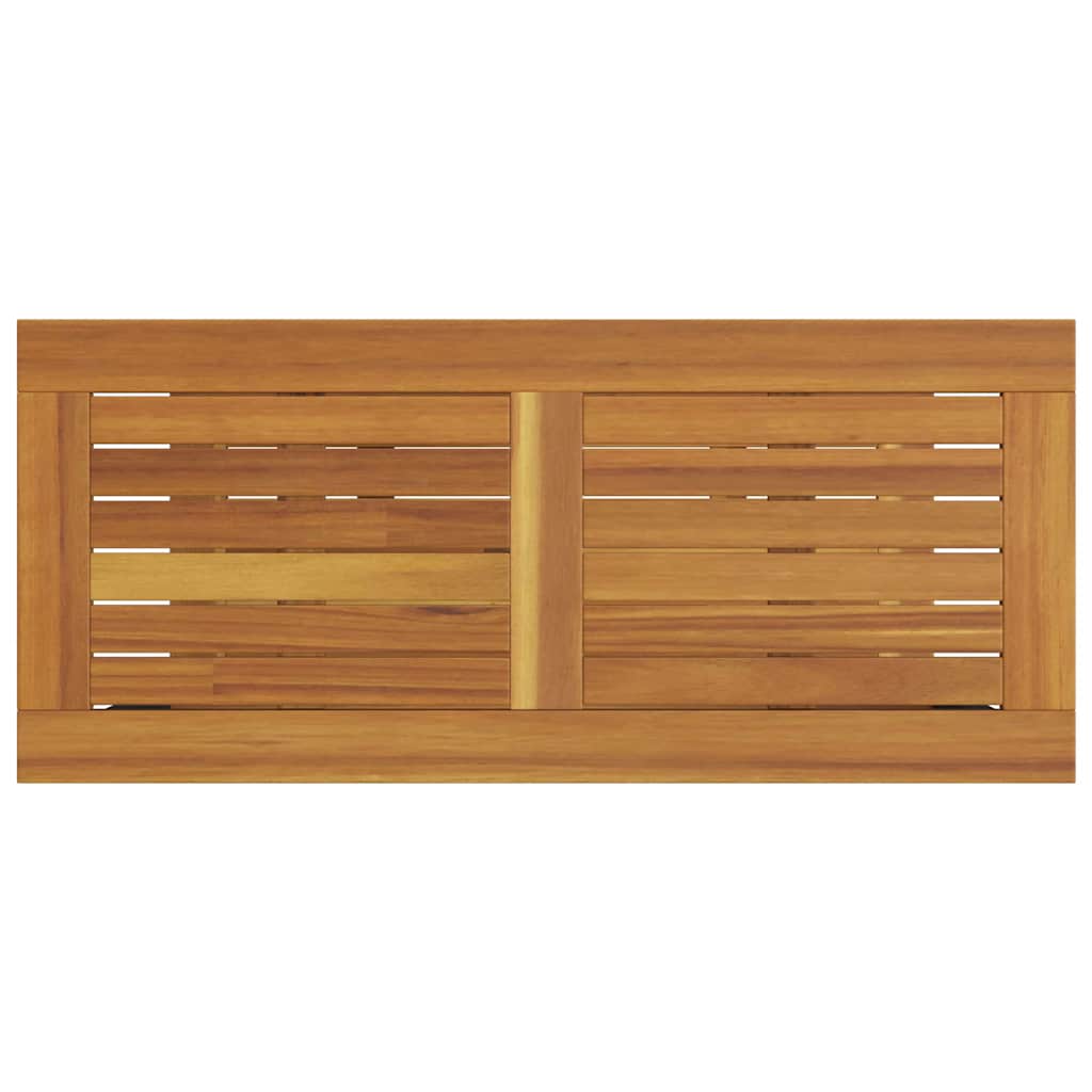 Buiten Tafel met opslag Natuurlijk en Grijs 80 x 35 x 75 cm is nu te koop bij PeponiXL, paradijselijk wonen!