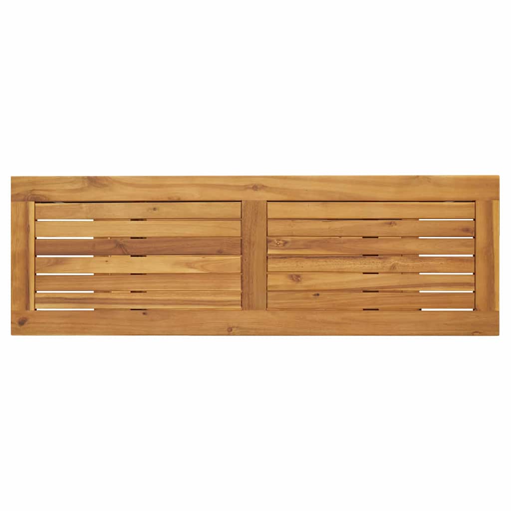 Buiten Tafel met opslag Natuurlijk en Grijs 110 x 35 x 75 cm is nu te koop bij PeponiXL, paradijselijk wonen!