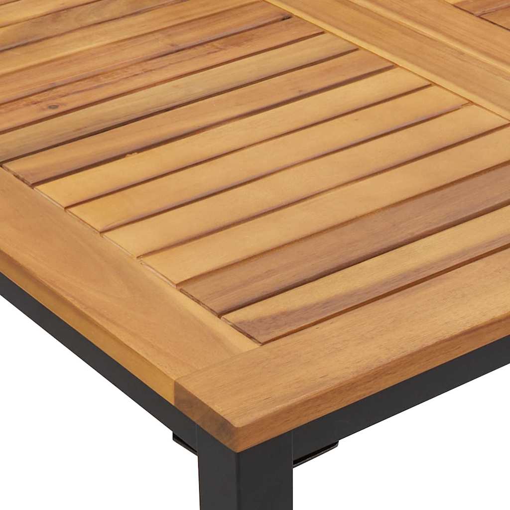 Buiten Tafel Natuurlijk en Zwart 150 x 90 x 75 cm is nu te koop bij PeponiXL, paradijselijk wonen!