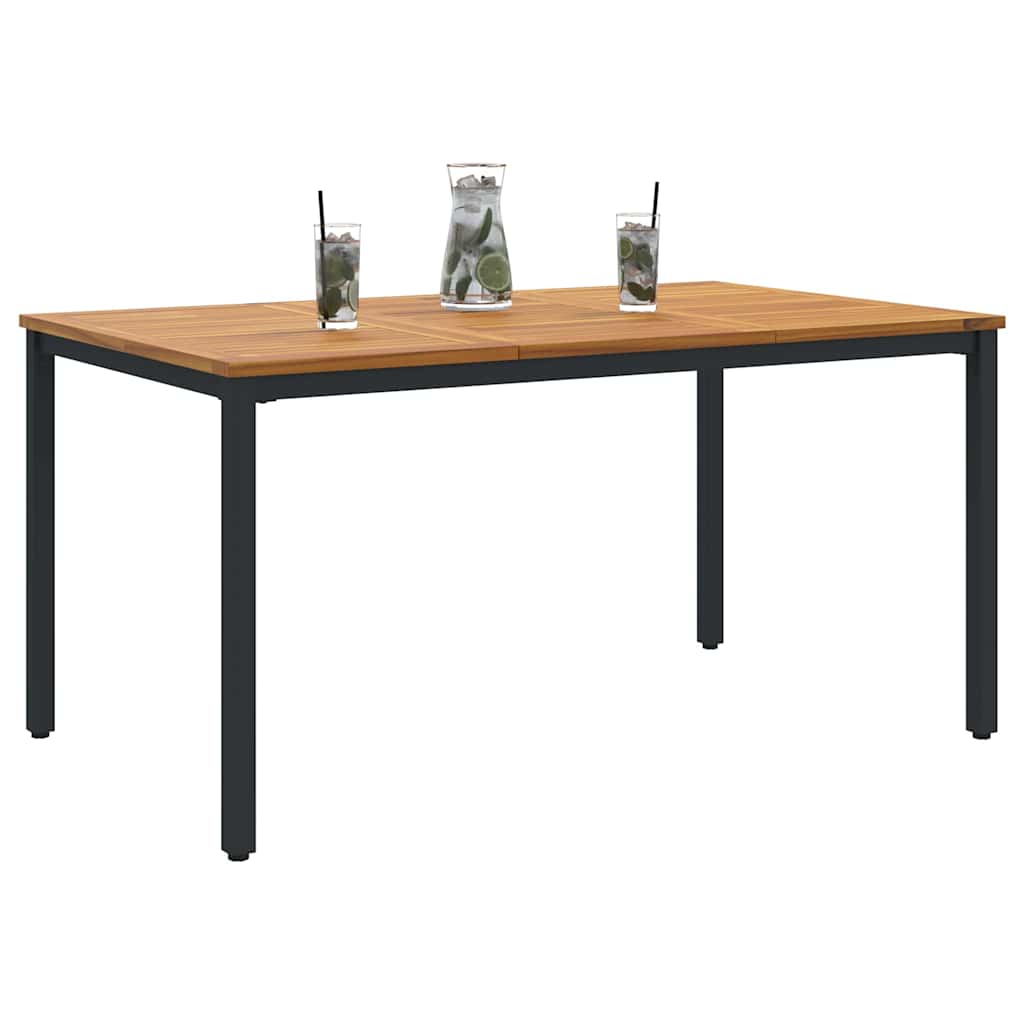Buiten Tafel Natuurlijk en Zwart 150 x 90 x 75 cm is nu te koop bij PeponiXL, paradijselijk wonen!