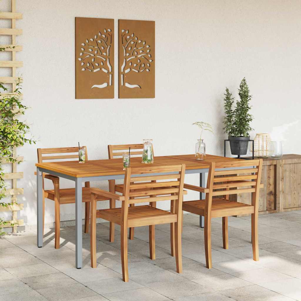Buiten Tafel Natuurlijk en Grijs 180 x 90 x 75 cm is nu te koop bij PeponiXL, paradijselijk wonen!