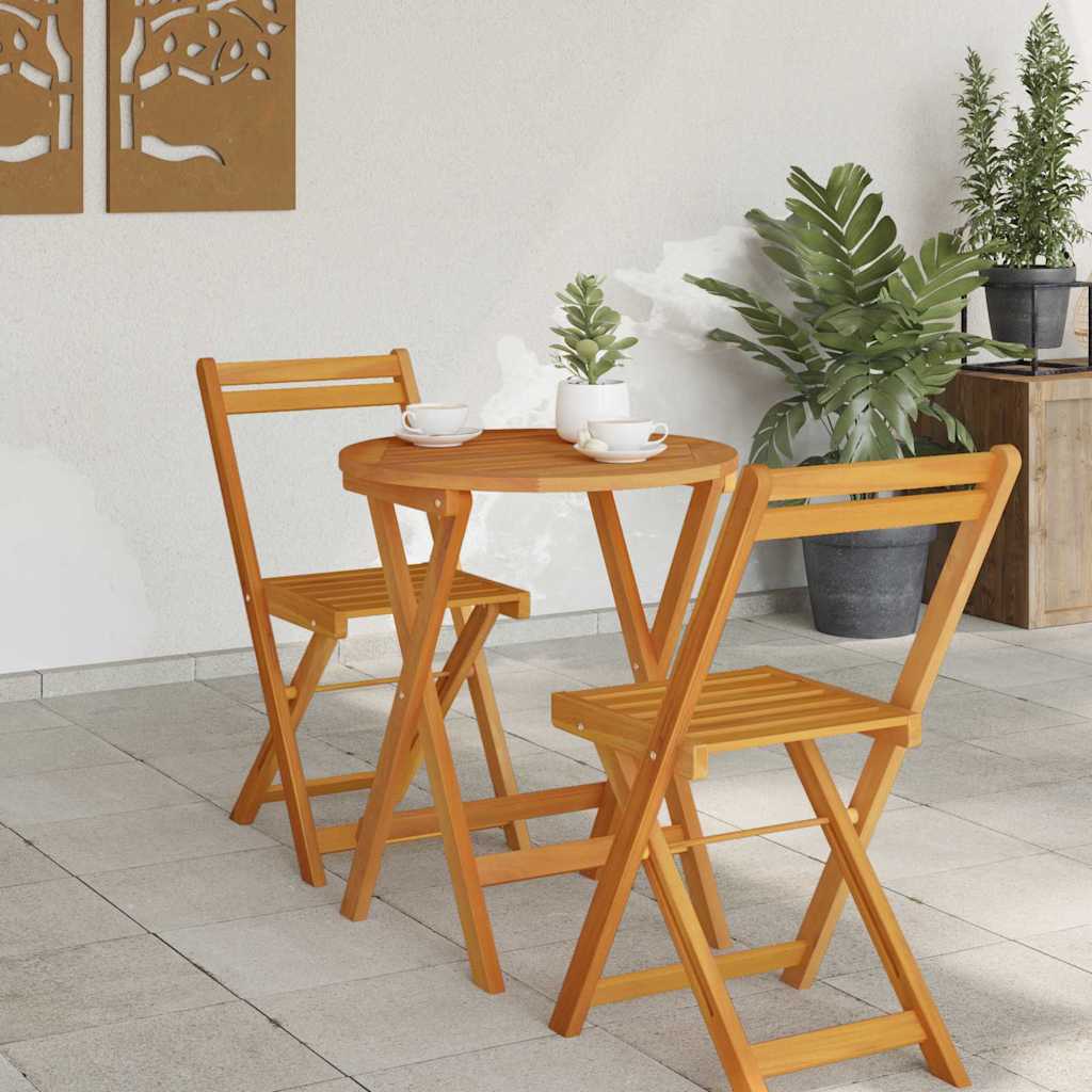 Tuinstafel Naturel 60 x 60 x 72 cm Massief Acaciahout is nu te koop bij PeponiXL, paradijselijk wonen!