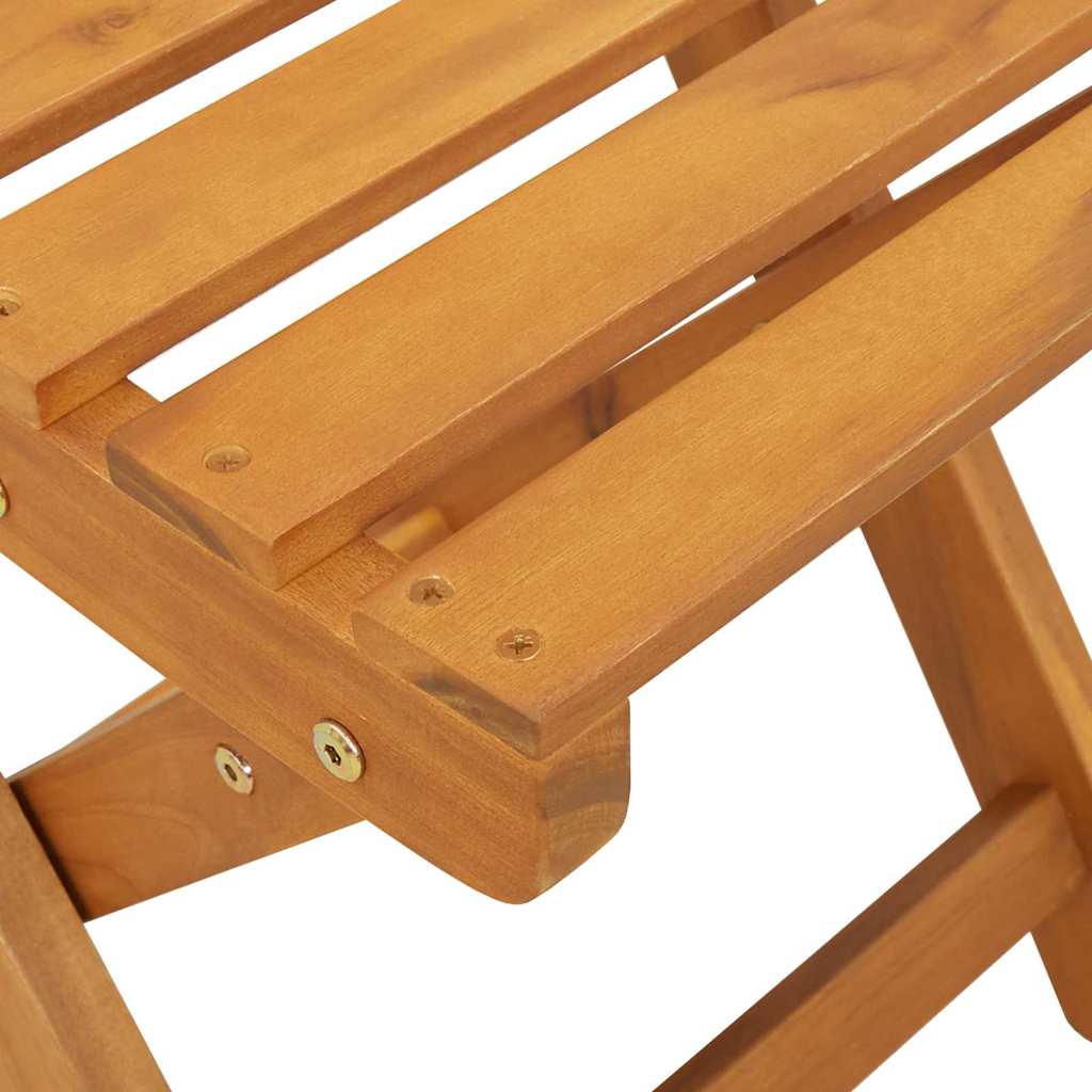 Bistrostoelen voor buiten met kussen 2 pcs Massief Acaciahout is nu te koop bij PeponiXL, paradijselijk wonen!