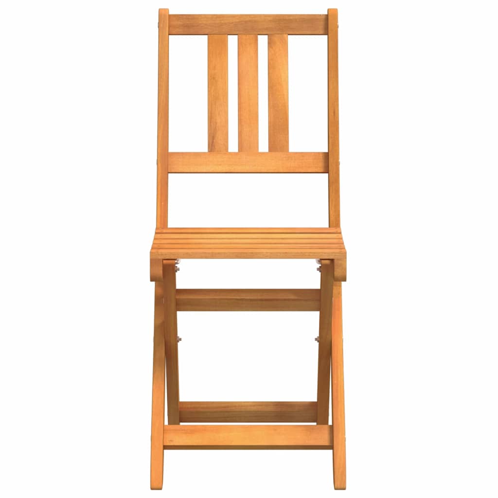 Bistrostoelen voor buiten met kussen 2 pcs Massief Acaciahout is nu te koop bij PeponiXL, paradijselijk wonen!