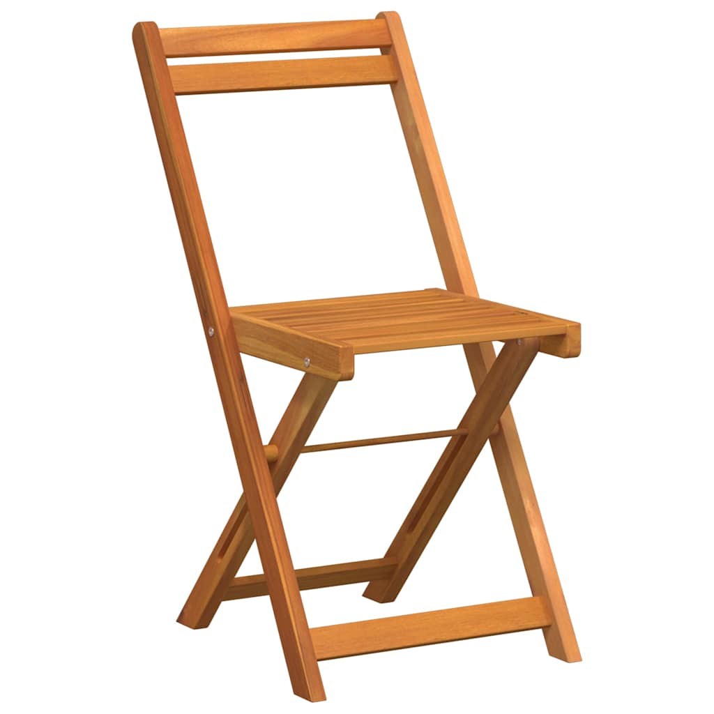 Bistroset 5 pcs Olie naturel Massief Acaciahout is nu te koop bij PeponiXL, paradijselijk wonen!