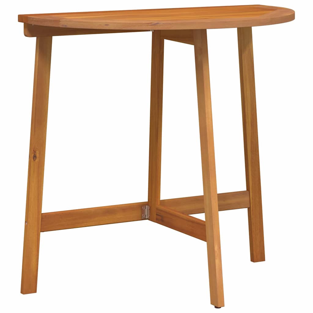 Bistroset met kussen 3 pcs Olie naturel Massief Acaciahout is nu te koop bij PeponiXL, paradijselijk wonen!