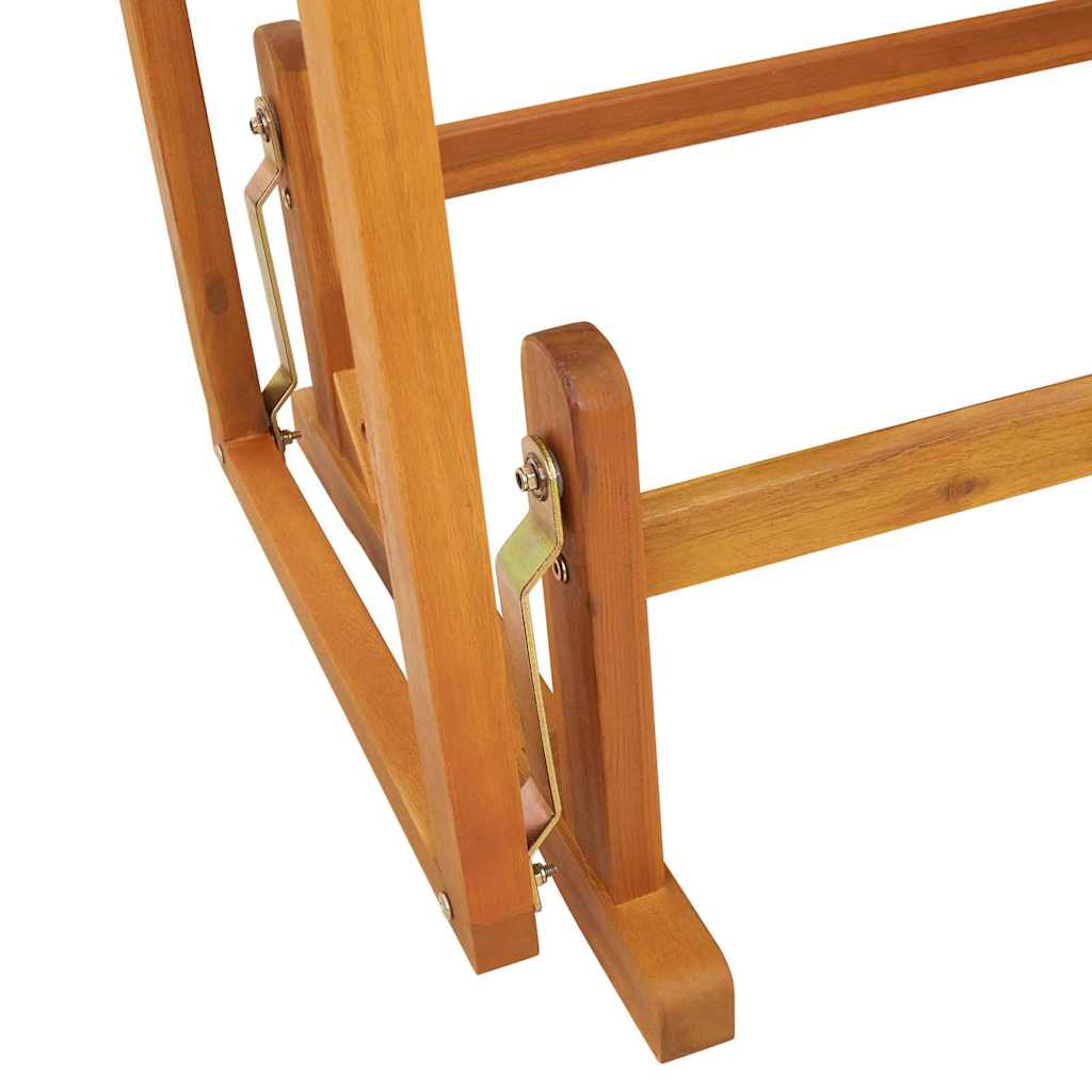 Glider Bank Bruin 110 x 59 x 97 cm Massief Acaciahout is nu te koop bij PeponiXL, paradijselijk wonen!