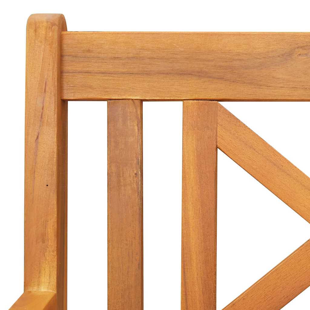 Glider Bank Bruin 110 x 59 x 97 cm Massief Acaciahout is nu te koop bij PeponiXL, paradijselijk wonen!