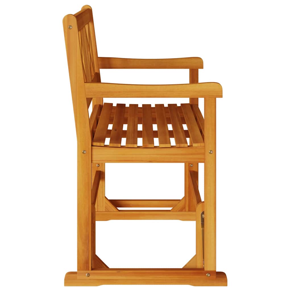 Glider Bank Bruin 110 x 59 x 97 cm Massief Acaciahout is nu te koop bij PeponiXL, paradijselijk wonen!