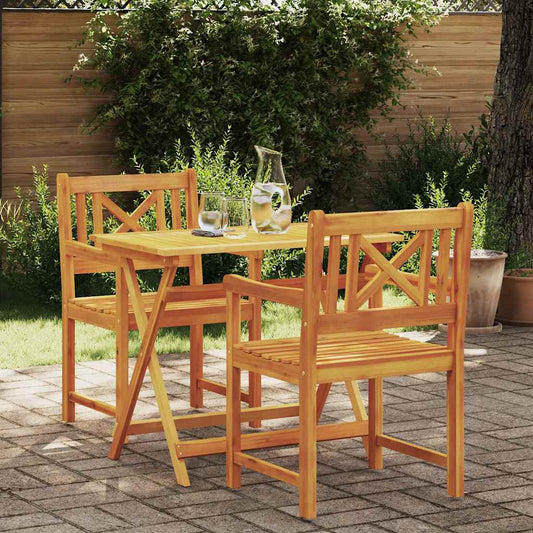 Tuinbank 2 pcs Naturel 56 x 55,5 x 90 cm Massief Acaciahout is nu te koop bij PeponiXL, paradijselijk wonen!
