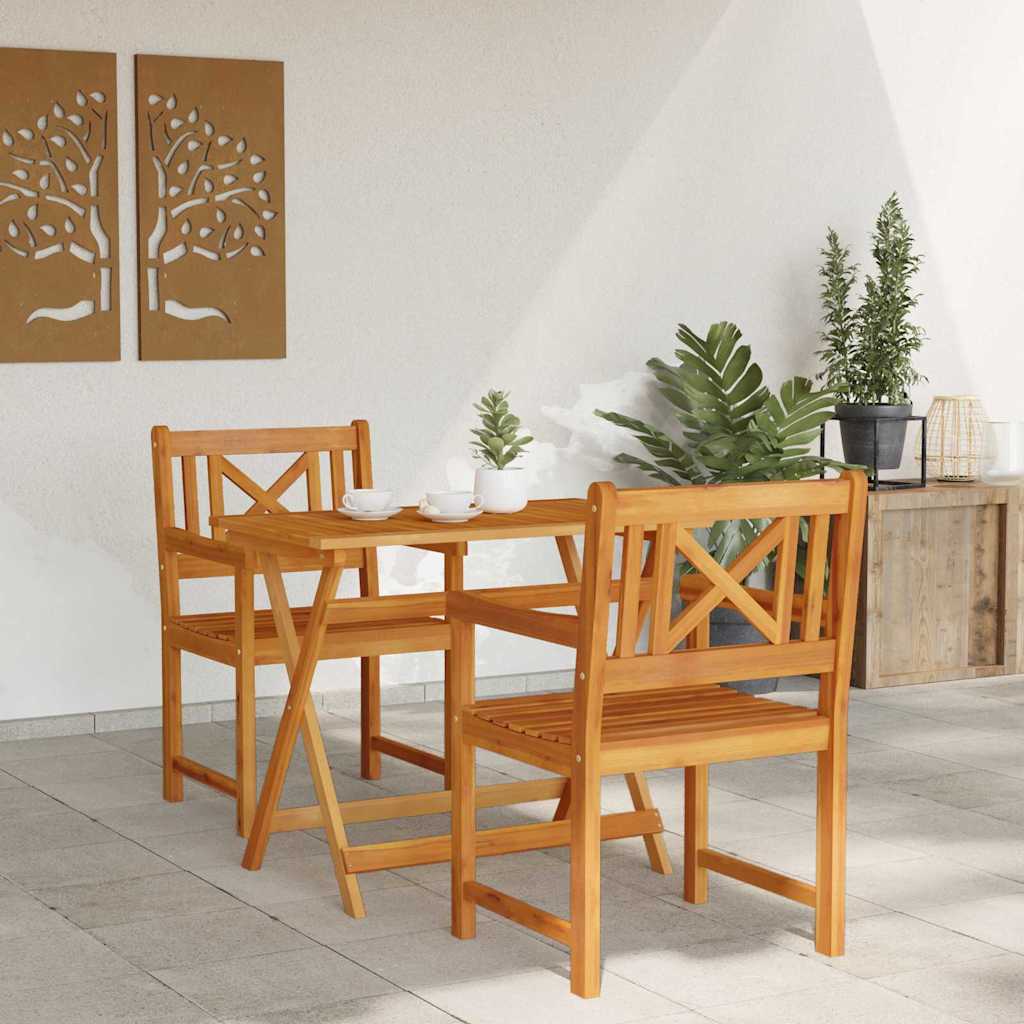 Tuinbank 2 pcs Naturel 56 x 55,5 x 90 cm Massief Acaciahout is nu te koop bij PeponiXL, paradijselijk wonen!