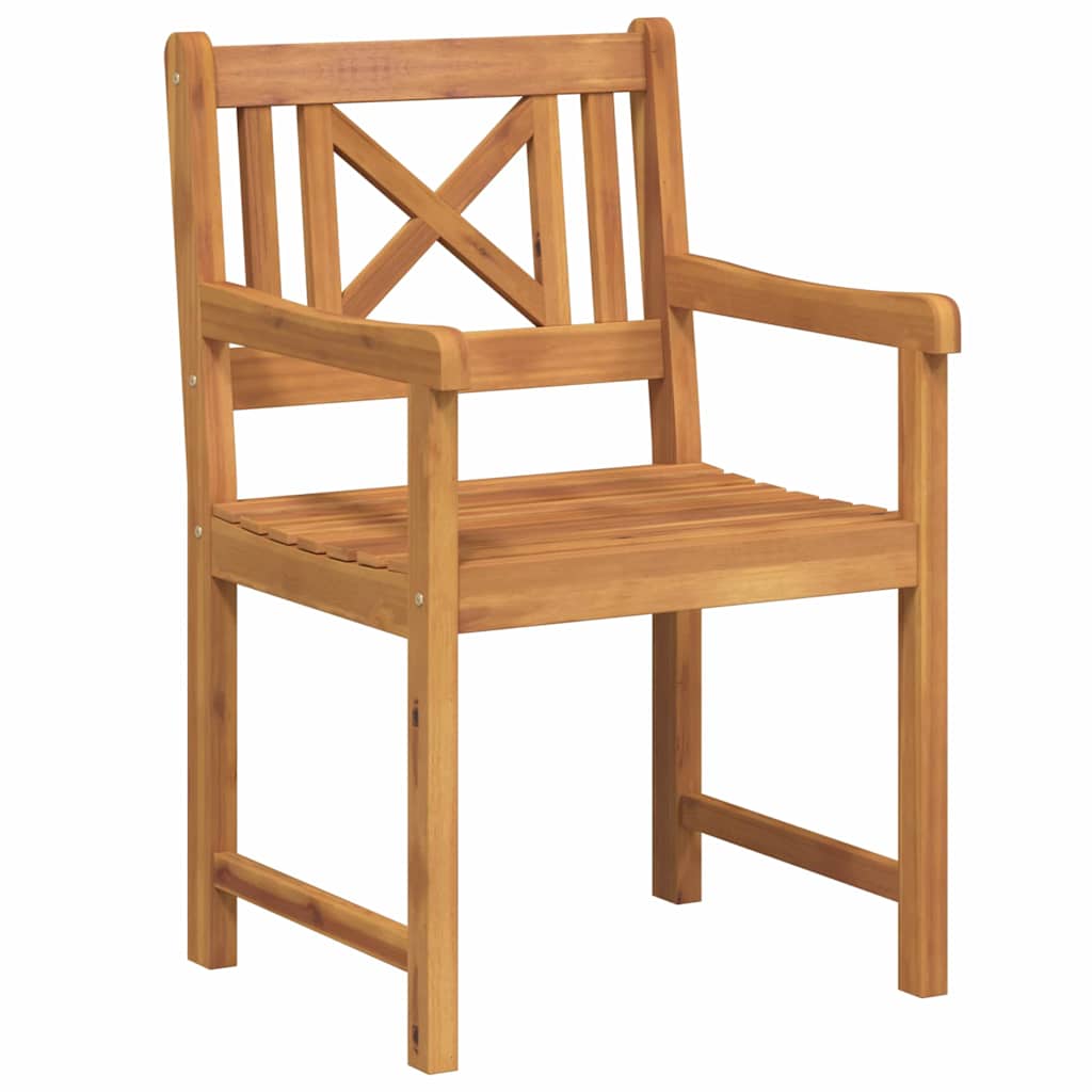 Tuinbank 2 pcs Naturel 56 x 55,5 x 90 cm Massief Acaciahout is nu te koop bij PeponiXL, paradijselijk wonen!