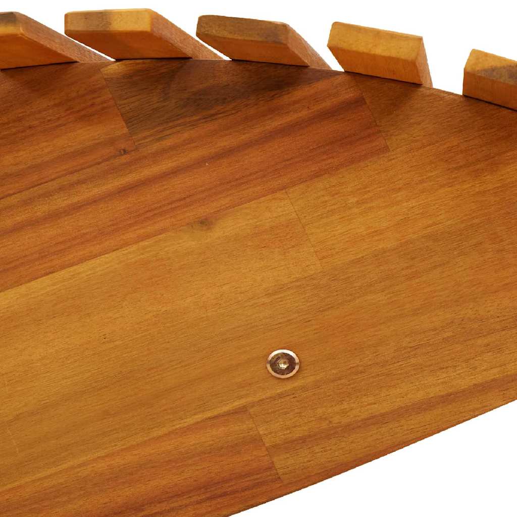 Lounger 2 pcs Bruin 154 x 60 x 74 cm Massief Acaciahout is nu te koop bij PeponiXL, paradijselijk wonen!