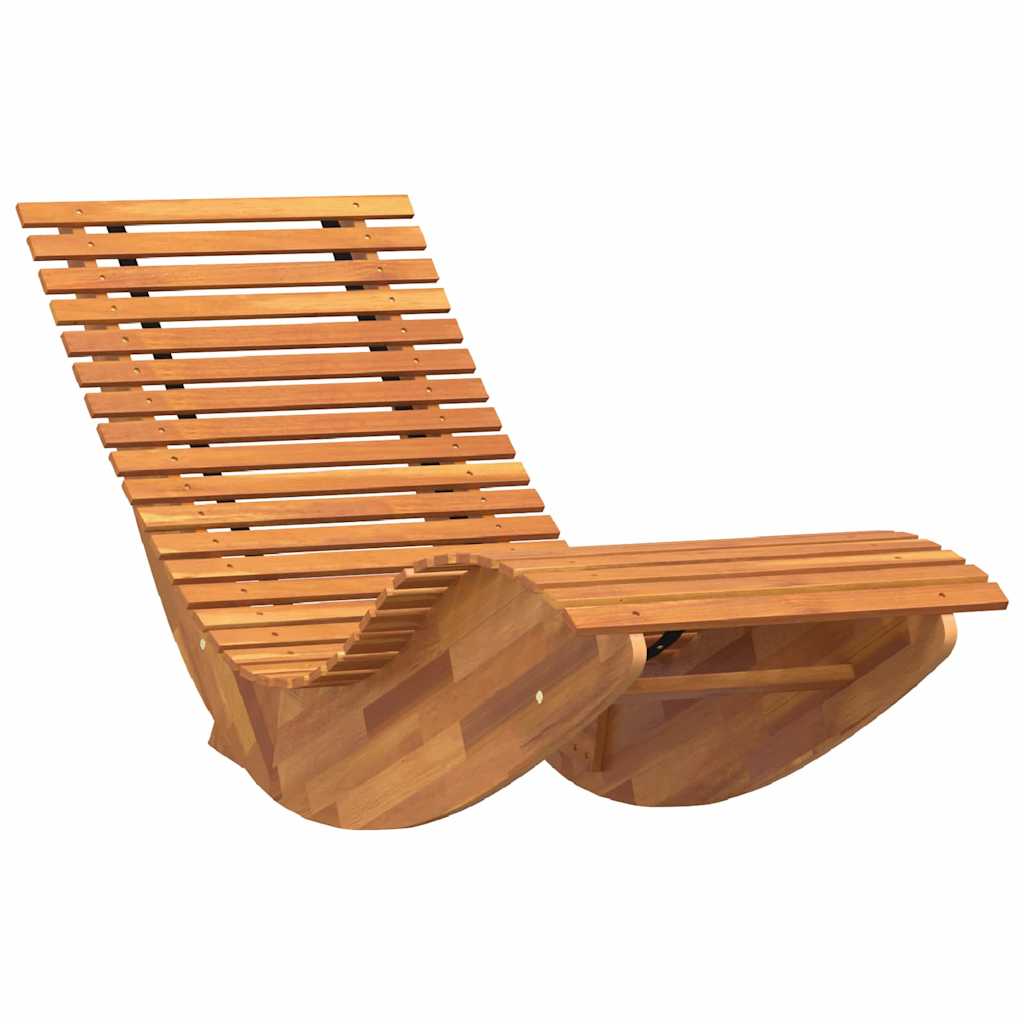 Lounger 2 pcs Bruin 154 x 60 x 74 cm Massief Acaciahout is nu te koop bij PeponiXL, paradijselijk wonen!
