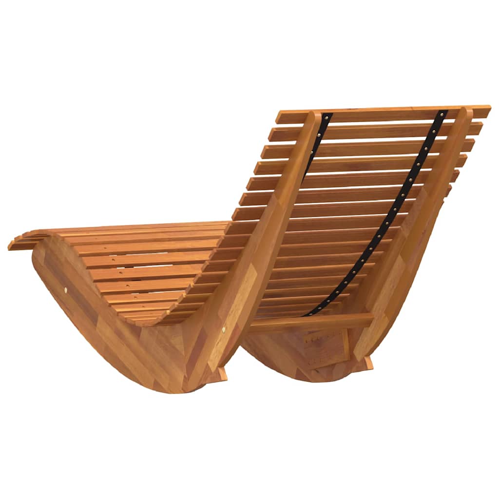 Lounger 2 pcs Bruin 154 x 60 x 74 cm Massief Acaciahout is nu te koop bij PeponiXL, paradijselijk wonen!