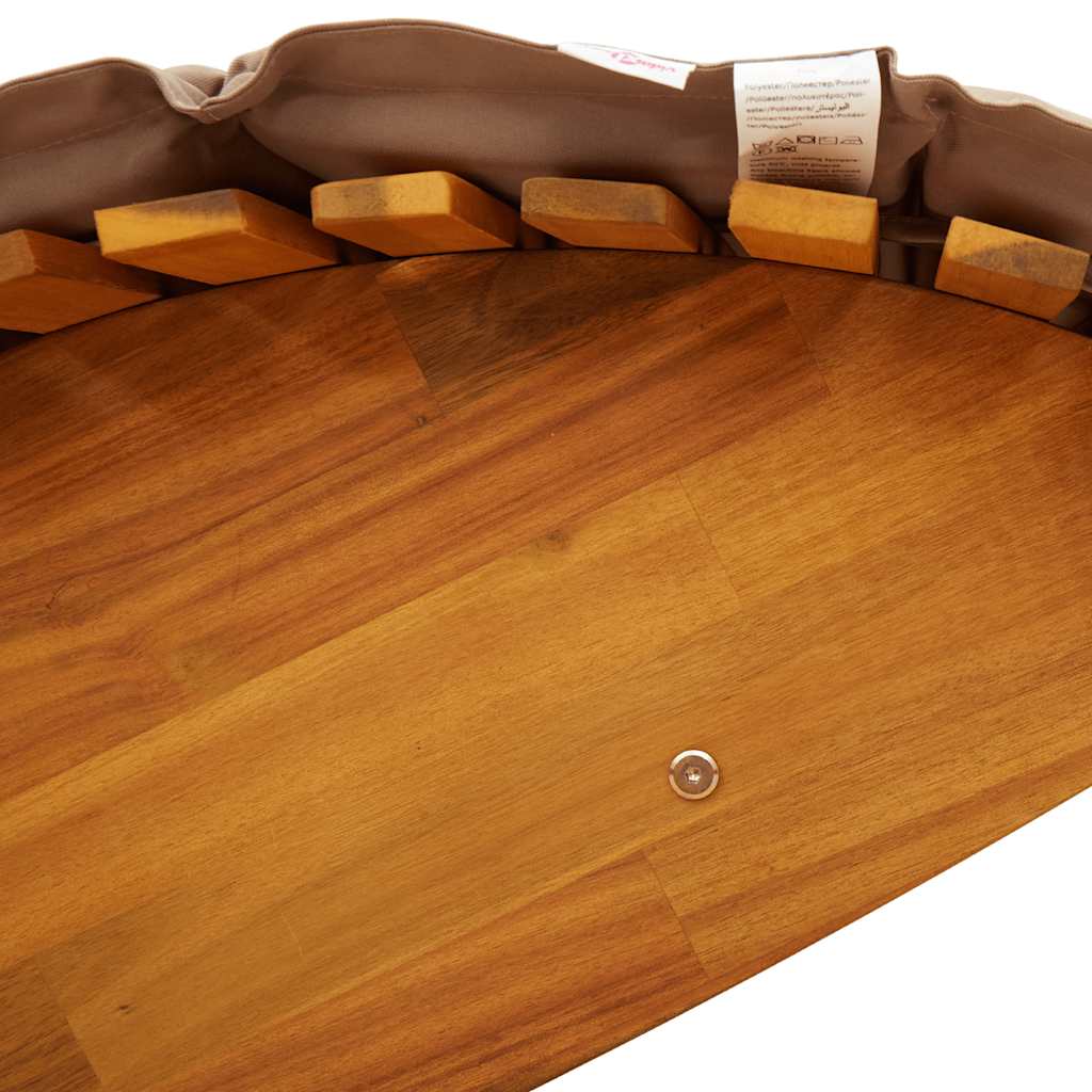 Ligbed schommelend met kussen massief acaciahout is nu te koop bij PeponiXL, paradijselijk wonen!