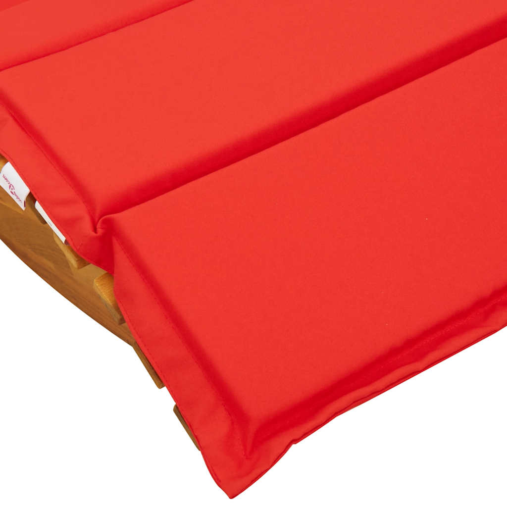 Schommelstoel met kussen massief acaciahout is nu te koop bij PeponiXL, paradijselijk wonen!