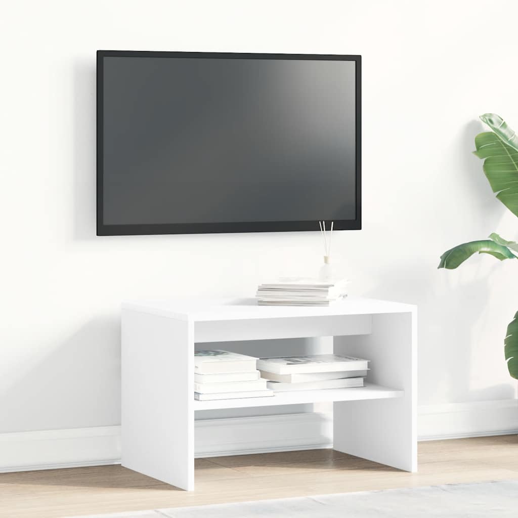Tv-meubel 60x40x40 cm bewerkt hout wit is nu te koop bij PeponiXL, paradijselijk wonen!