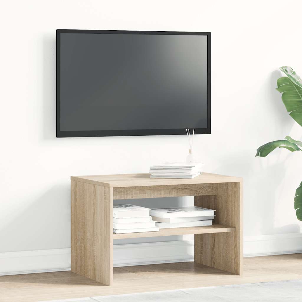 Tv-meubel 60x40x40 cm bewerkt hout sonoma eikenkleurig is nu te koop bij PeponiXL, paradijselijk wonen!