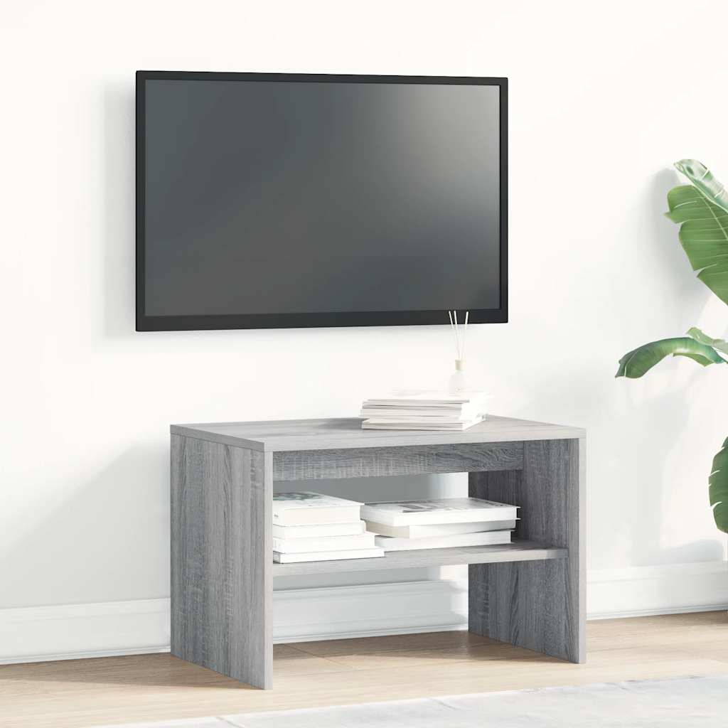 Tv-meubel 60x40x40 cm bewerkt hout grijs sonoma eikenkleurig is nu te koop bij PeponiXL, paradijselijk wonen!