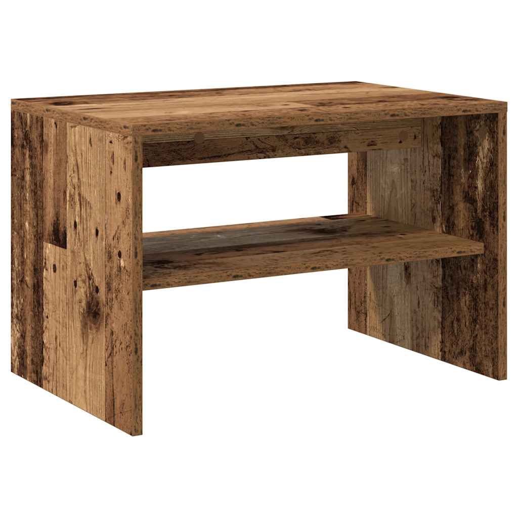 Tv-meubel 60x40x40 cm bewerkt hout oud houtkleurig is nu te koop bij PeponiXL, paradijselijk wonen!