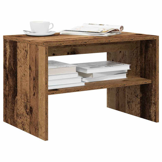 Tv-meubel 60x40x40 cm bewerkt hout oud houtkleurig is nu te koop bij PeponiXL, paradijselijk wonen!