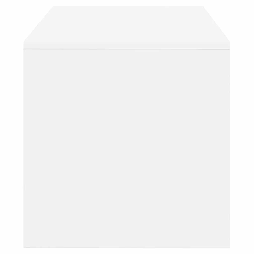 Tv-meubel 80x40x40 cm bewerkt hout wit is nu te koop bij PeponiXL, paradijselijk wonen!