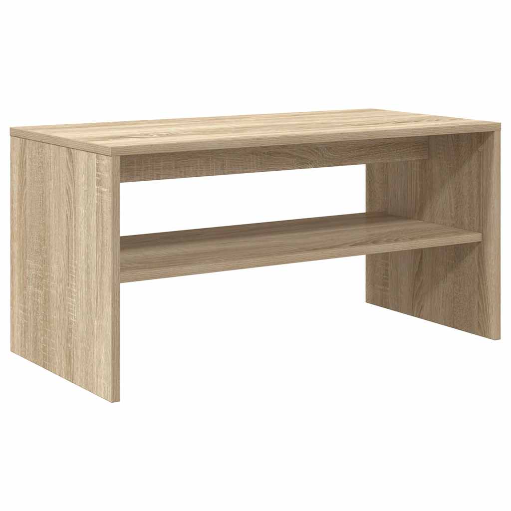 Tv-meubel 80x40x40 cm bewerkt hout sonoma eikenkleurig is nu te koop bij PeponiXL, paradijselijk wonen!