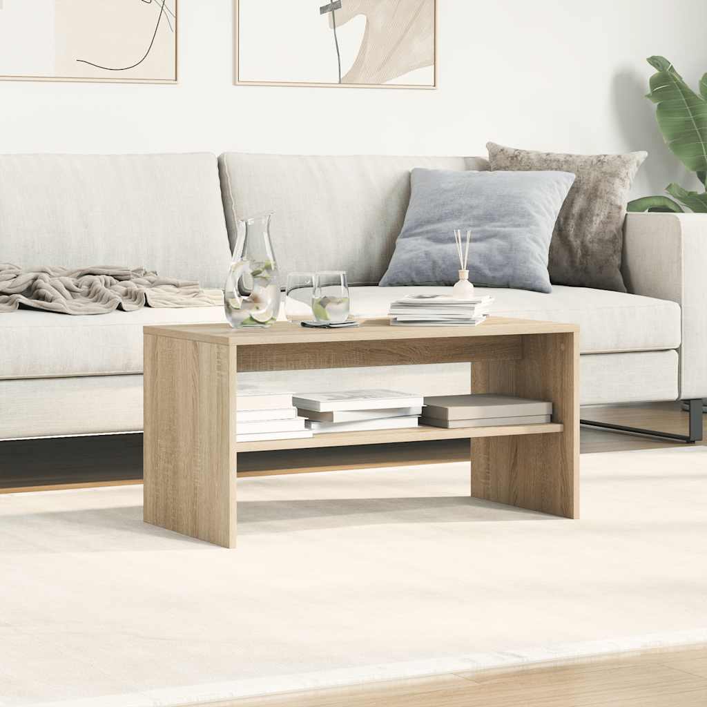 Tv-meubel 80x40x40 cm bewerkt hout sonoma eikenkleurig is nu te koop bij PeponiXL, paradijselijk wonen!