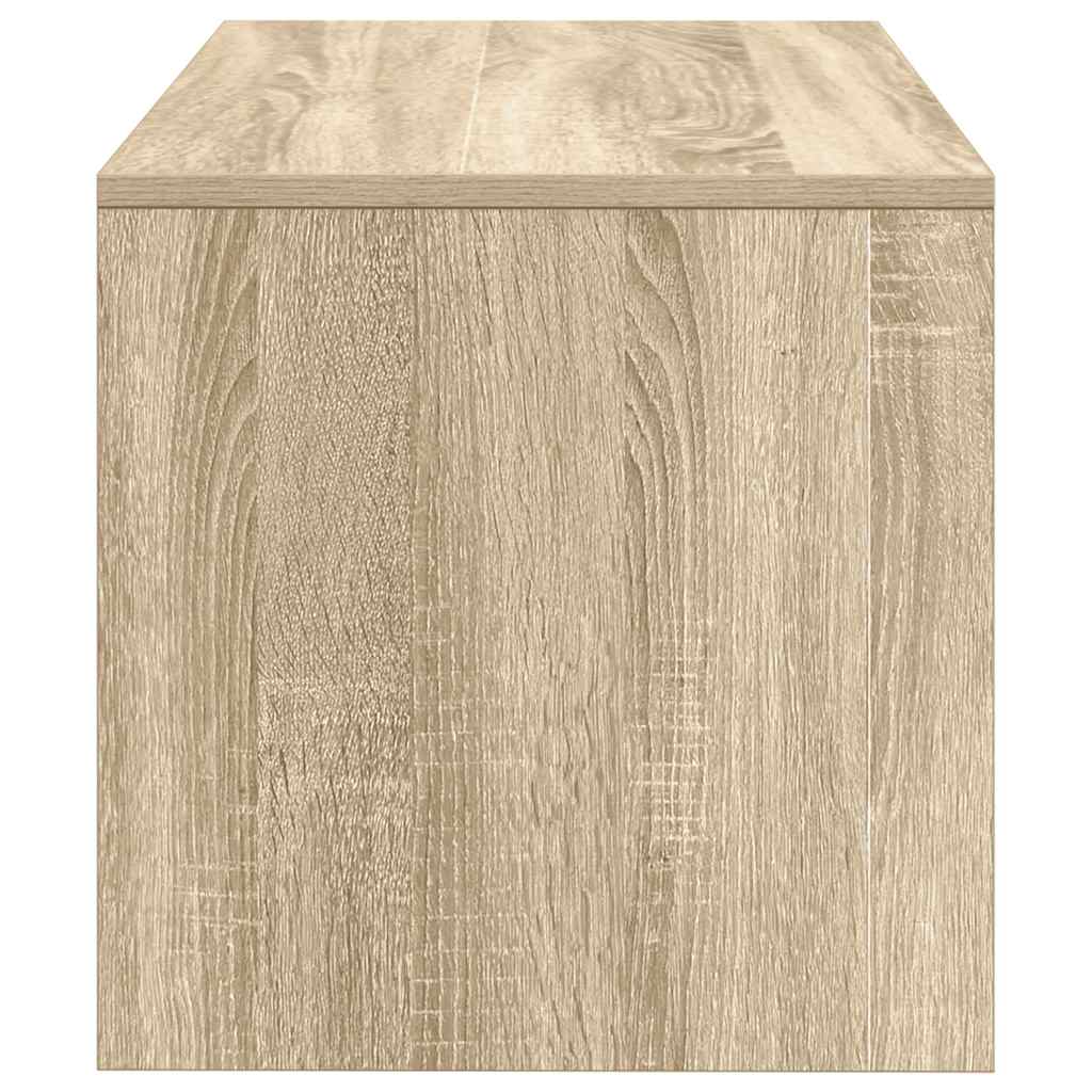 Tv-meubel 80x40x40 cm bewerkt hout sonoma eikenkleurig is nu te koop bij PeponiXL, paradijselijk wonen!