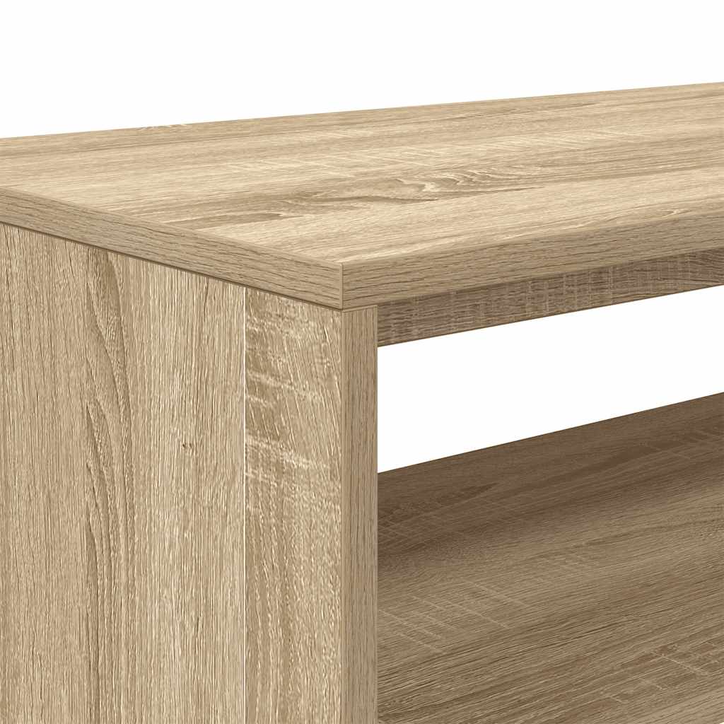 Tv-meubel 80x40x40 cm bewerkt hout sonoma eikenkleurig is nu te koop bij PeponiXL, paradijselijk wonen!