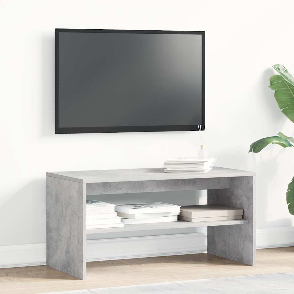 Tv-meubel 80x40x40 cm bewerkt hout betongrijs is nu te koop bij PeponiXL, paradijselijk wonen!