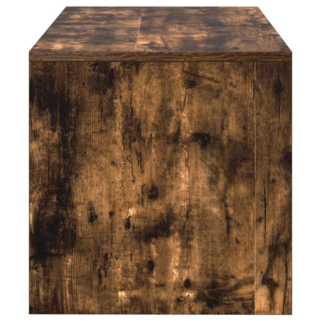 Tv-meubel 80x40x40 cm bewerkt hout gerookt eikenkleurig is nu te koop bij PeponiXL, paradijselijk wonen!