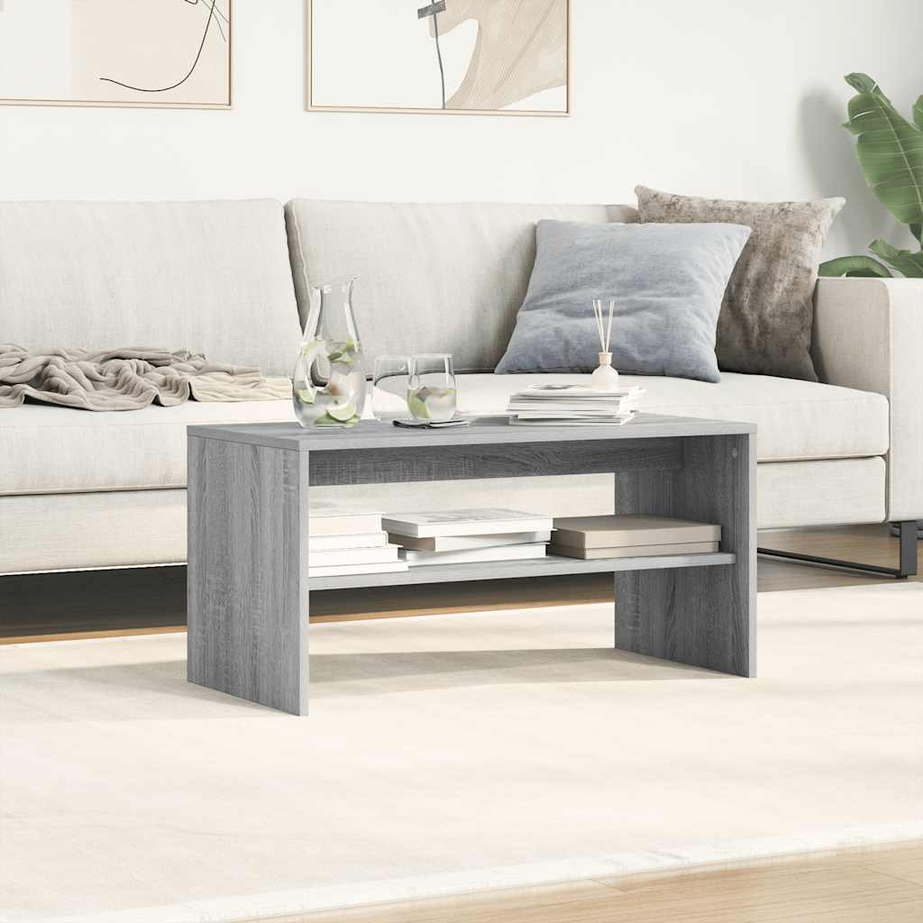 Tv-meubel 80x40x40 cm bewerkt hout grijs sonoma eikenkleurig is nu te koop bij PeponiXL, paradijselijk wonen!