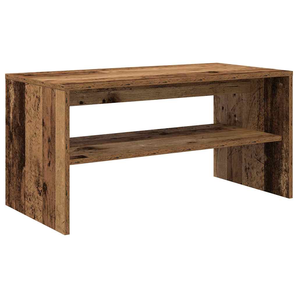 Tv-meubel 80x40x40 cm bewerkt hout oud houtkleurig is nu te koop bij PeponiXL, paradijselijk wonen!