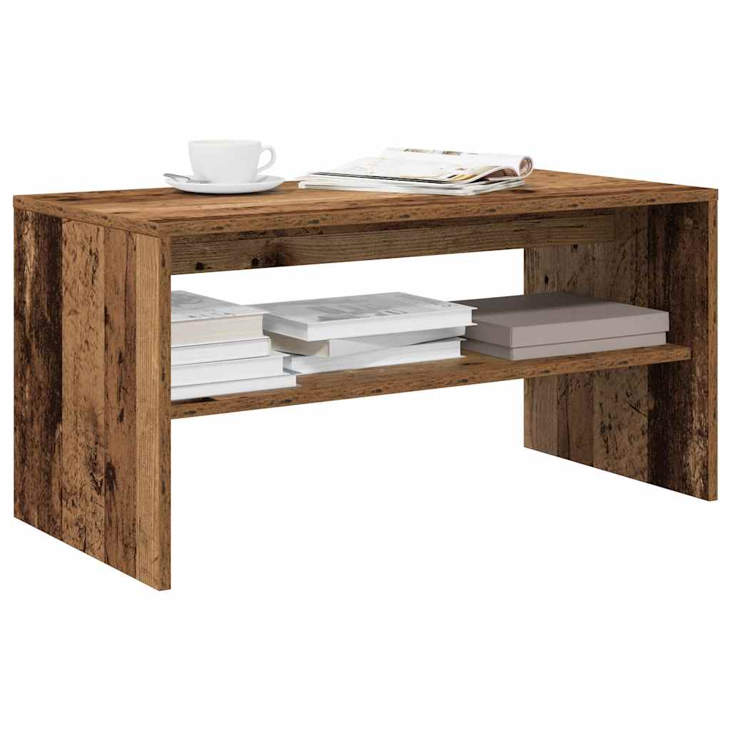 Tv-meubel 80x40x40 cm bewerkt hout oud houtkleurig is nu te koop bij PeponiXL, paradijselijk wonen!
