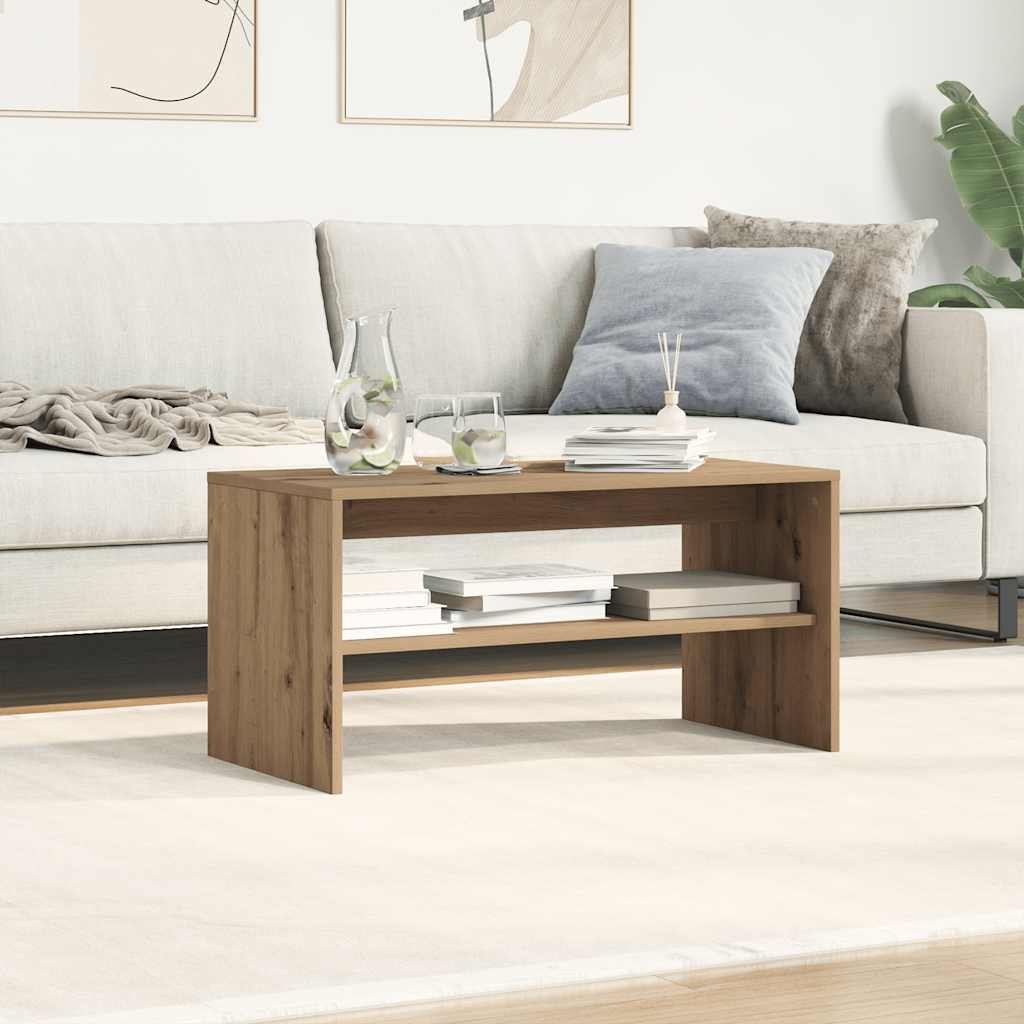 Tv-meubel 80x40x40 cm bewerkt hout artisanaal eikenkleur is nu te koop bij PeponiXL, paradijselijk wonen!