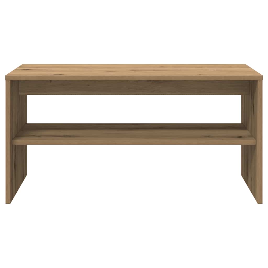 Tv-meubel 80x40x40 cm bewerkt hout artisanaal eikenkleur is nu te koop bij PeponiXL, paradijselijk wonen!