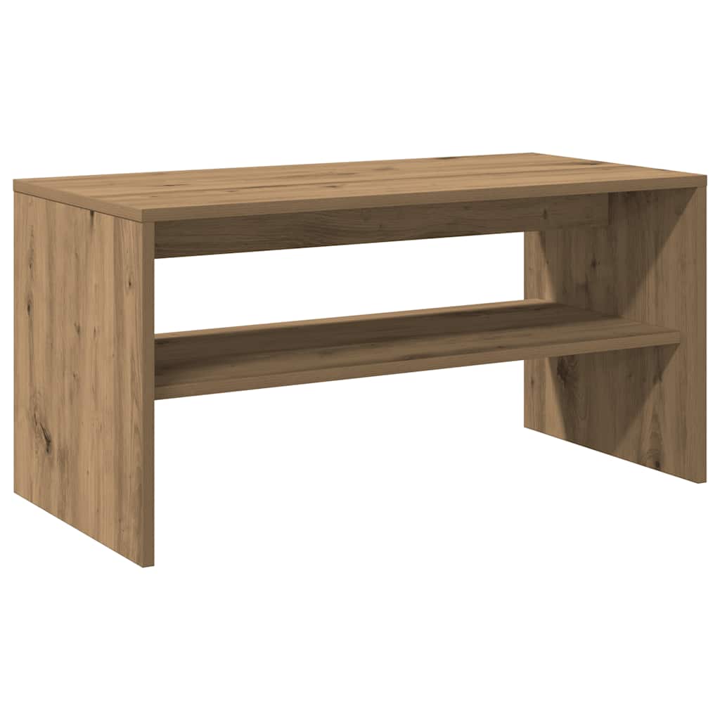 Tv-meubel 80x40x40 cm bewerkt hout artisanaal eikenkleur is nu te koop bij PeponiXL, paradijselijk wonen!
