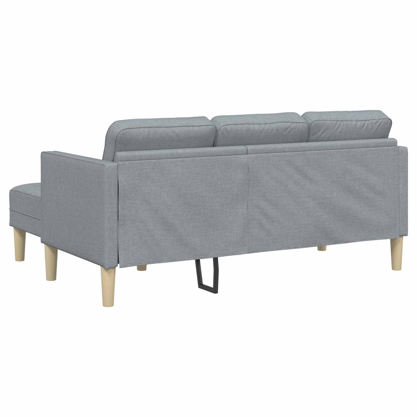 Bankstel met kussen 2 pcs Lichtgrijs Polyester is nu te koop bij PeponiXL, paradijselijk wonen!