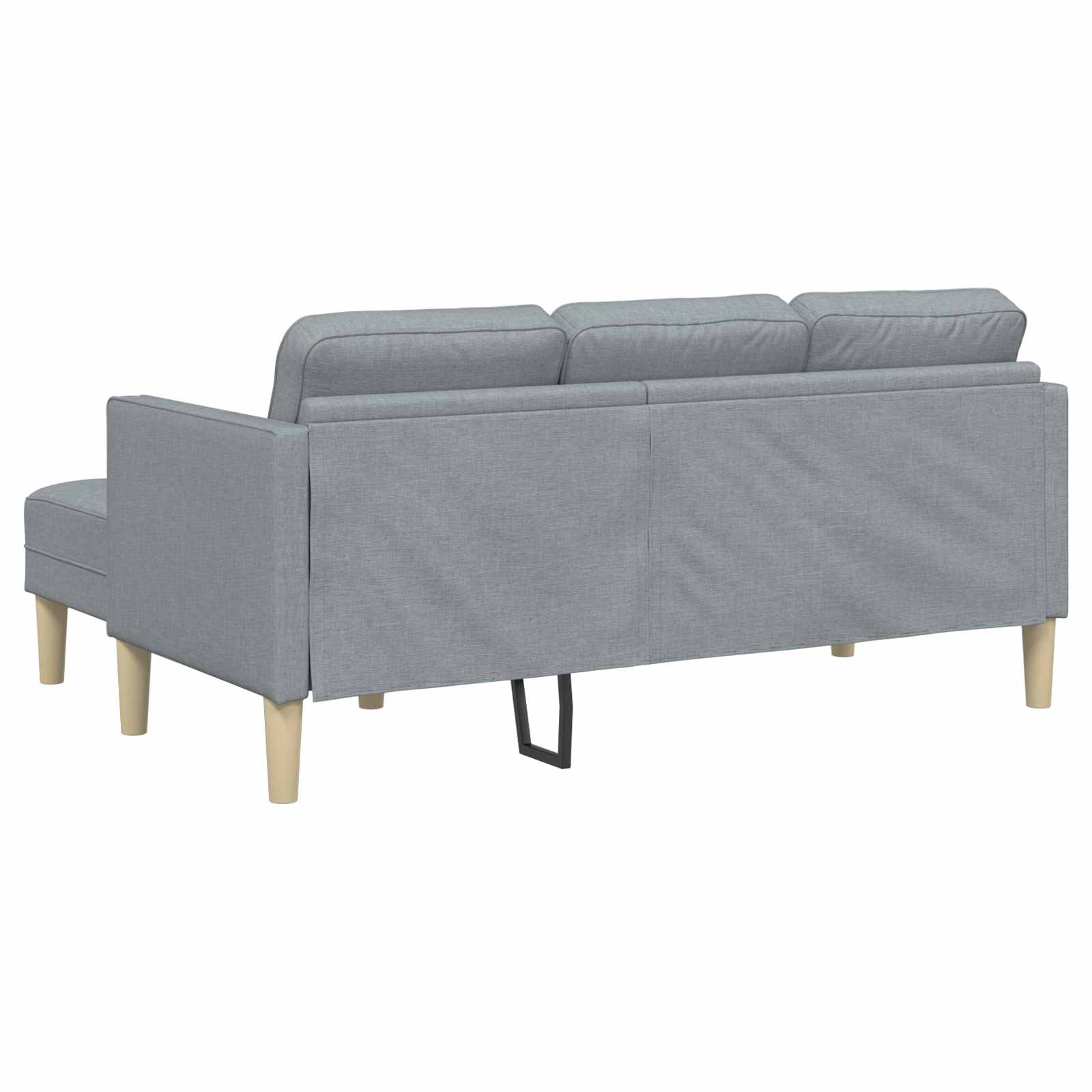 Bankstel met kussen 2 pcs Lichtgrijs Polyester is nu te koop bij PeponiXL, paradijselijk wonen!