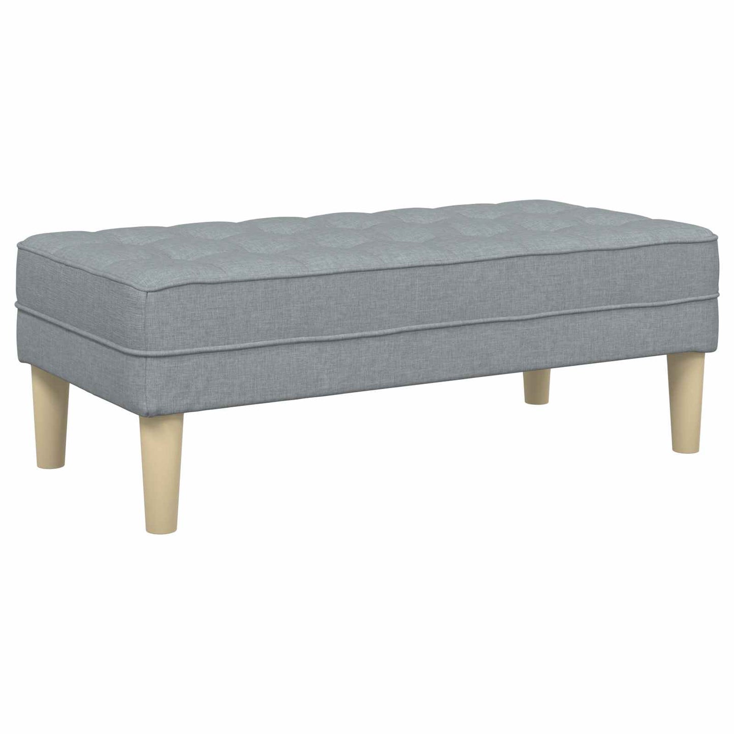 Bankstel met kussen 2 pcs Lichtgrijs Polyester is nu te koop bij PeponiXL, paradijselijk wonen!