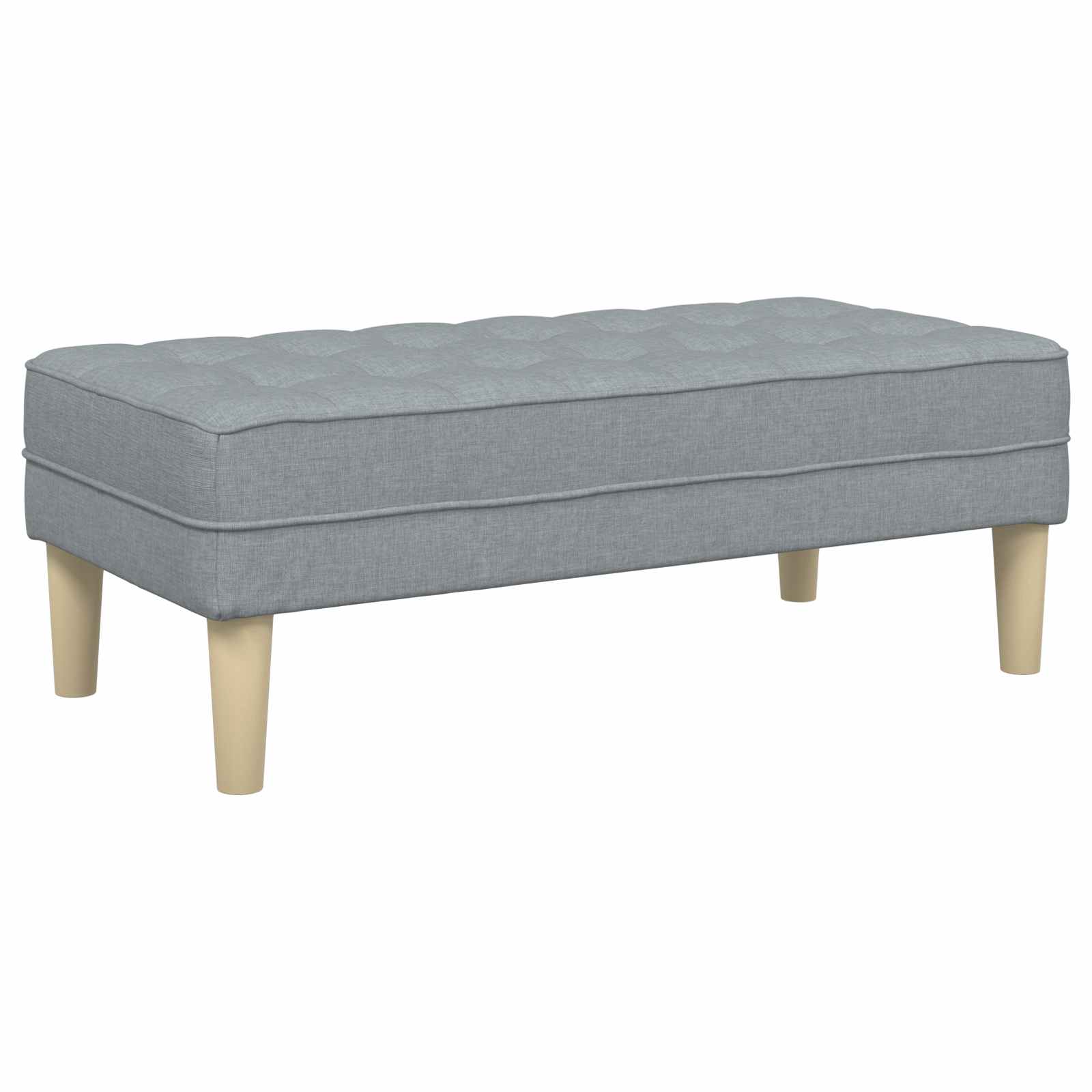 Bankstel met kussen 2 pcs Lichtgrijs Polyester is nu te koop bij PeponiXL, paradijselijk wonen!