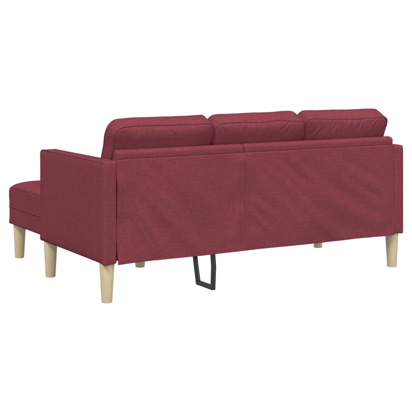 Bankstel met kussen 2 pcs Wijnrood Polyester is nu te koop bij PeponiXL, paradijselijk wonen!