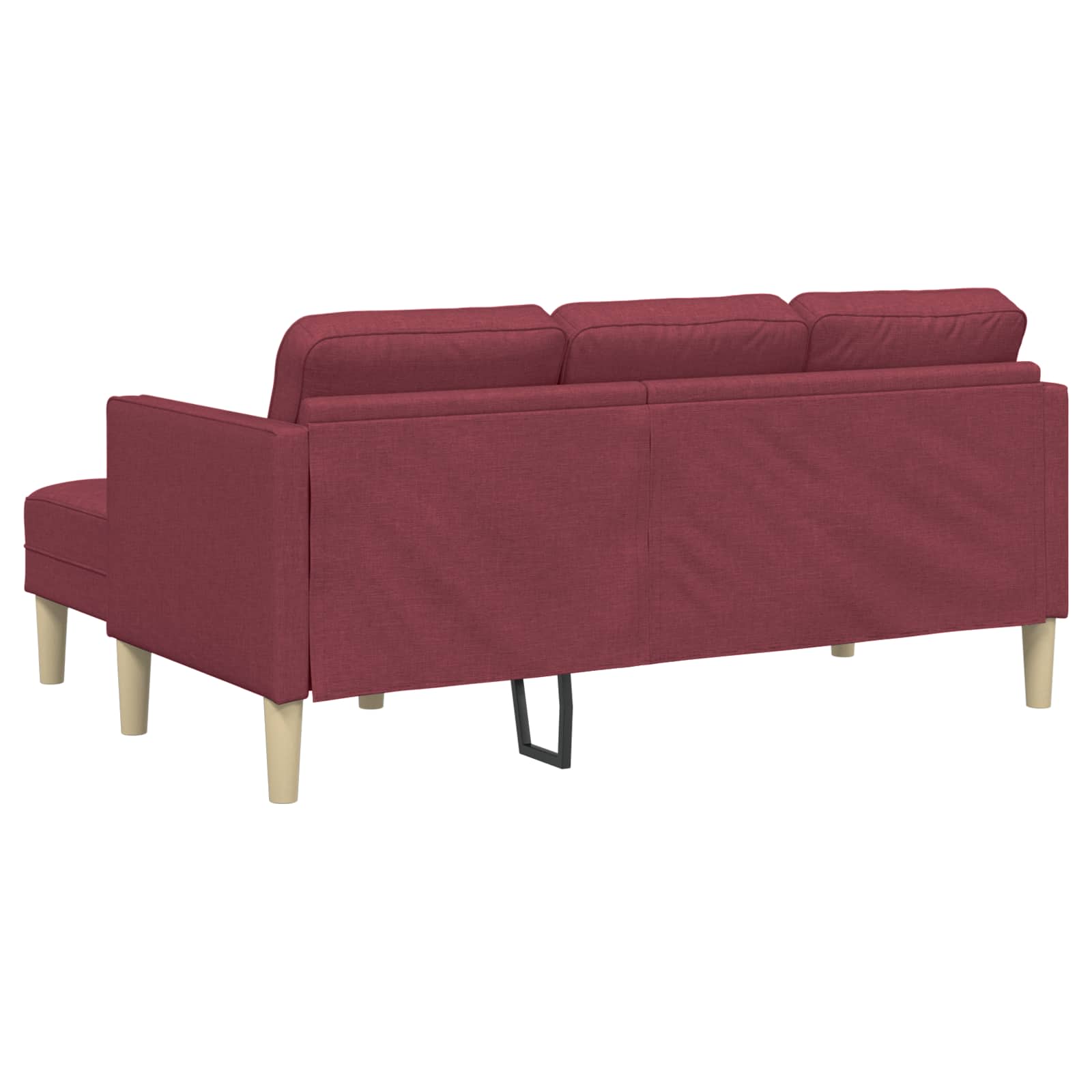 Bankstel met kussen 2 pcs Wijnrood Polyester is nu te koop bij PeponiXL, paradijselijk wonen!